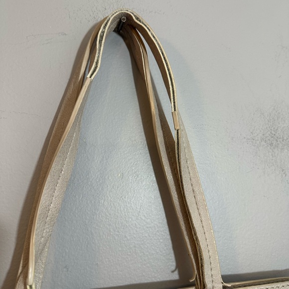 Anthropologie Thoma Clutch and Tote Bag, Light Sand - Picture 3 of 12